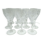 11 verres à eau  saint-louis- modèle chantilly