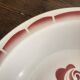 Antique flowered hollow dish