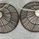 Suspensions en rotin vintage