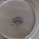 Sarreguemines earthenware plate with Marine decor late 19th century early 20th century