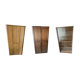 Set of 2 vintage solid wood cabinets + designer display cabinet