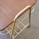 Vinyl brass door