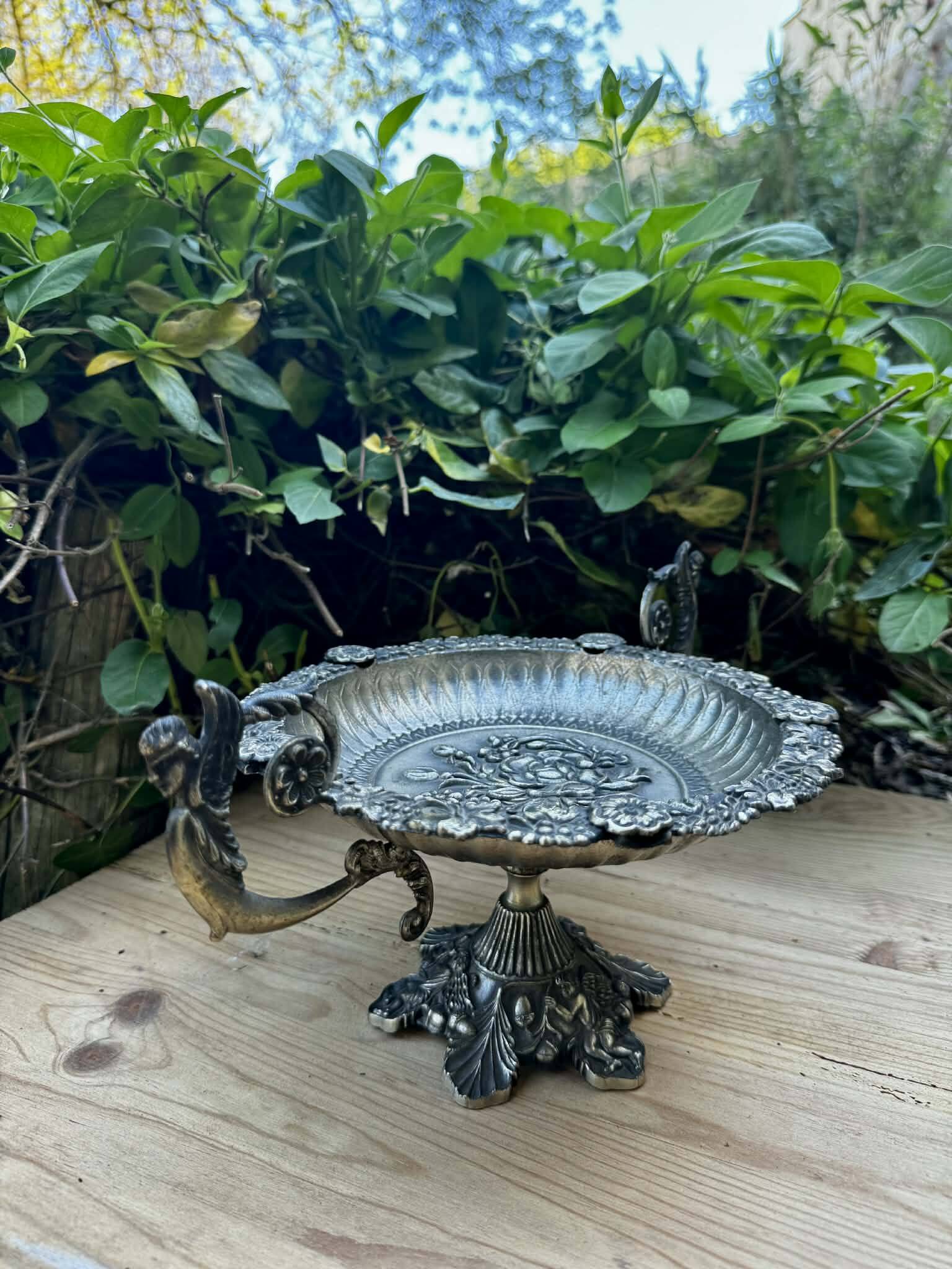 Silver centrepiece from the Art Nouveau period.