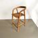 Tabouret / tabouret de bar en teck massif