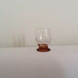 Set of 4 glasses of time Art Deco