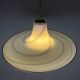 Suspension en verre de Murano beige, Italie, années 1970