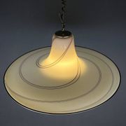 Beige Murano glass pendant, Italy, 1970s