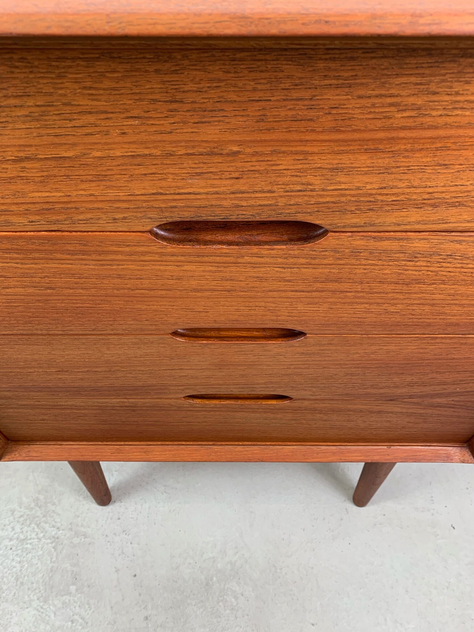 Midcentury teak chest of drawers 1960s