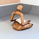 Carving Wooden Sculptures Book End, Decorative Figurine of Book Holder