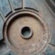 Cast-iron garden fountain