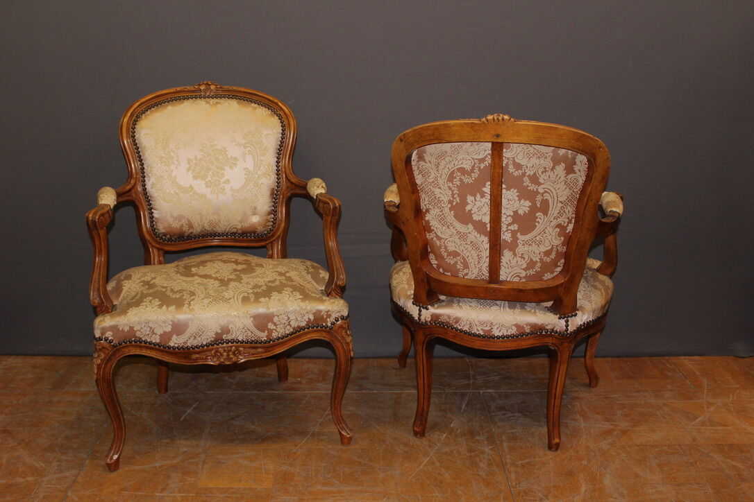 Pair of armchairs Louis XV
