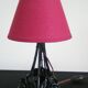 Art deco wrought iron lamp