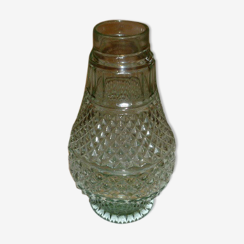 Carafe in glass reliefs carving crystal