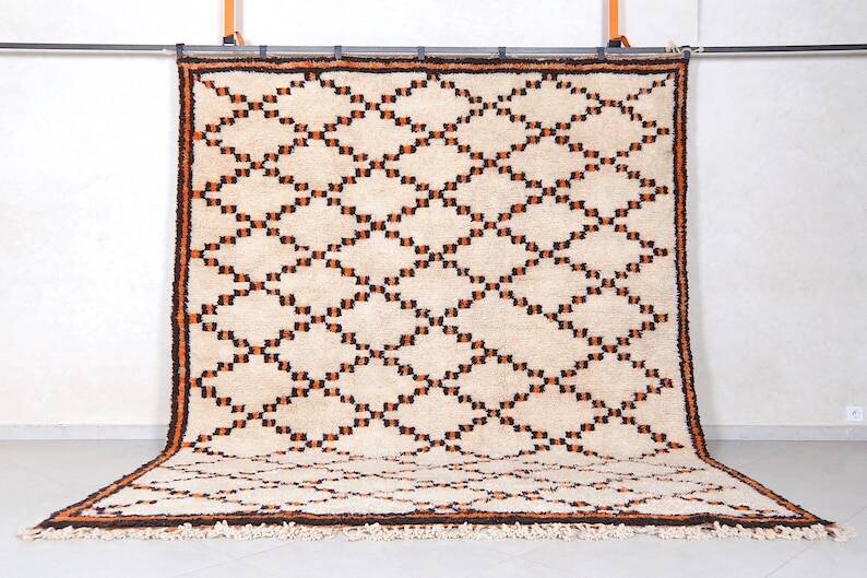 Cream Moroccan Rug - Berber Rug 150/250cm