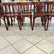 Suite de 10 chaises de Bistrot vintage années 1970
