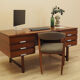 Rosewood desk, Danish design, 1970s, manufacturer: Eigil Petersens Møbelfab