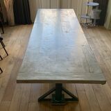 Industrial table for 10/12 people authentic