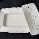 White porcelain asparagus dish Pillivuyt