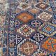 Pretty old Caucasian chirwan carpet of the 19th century  115x176cm