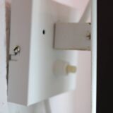 Pair of grey and white wall sconces by Preben Dahl for H. F. Belysning, 1960s