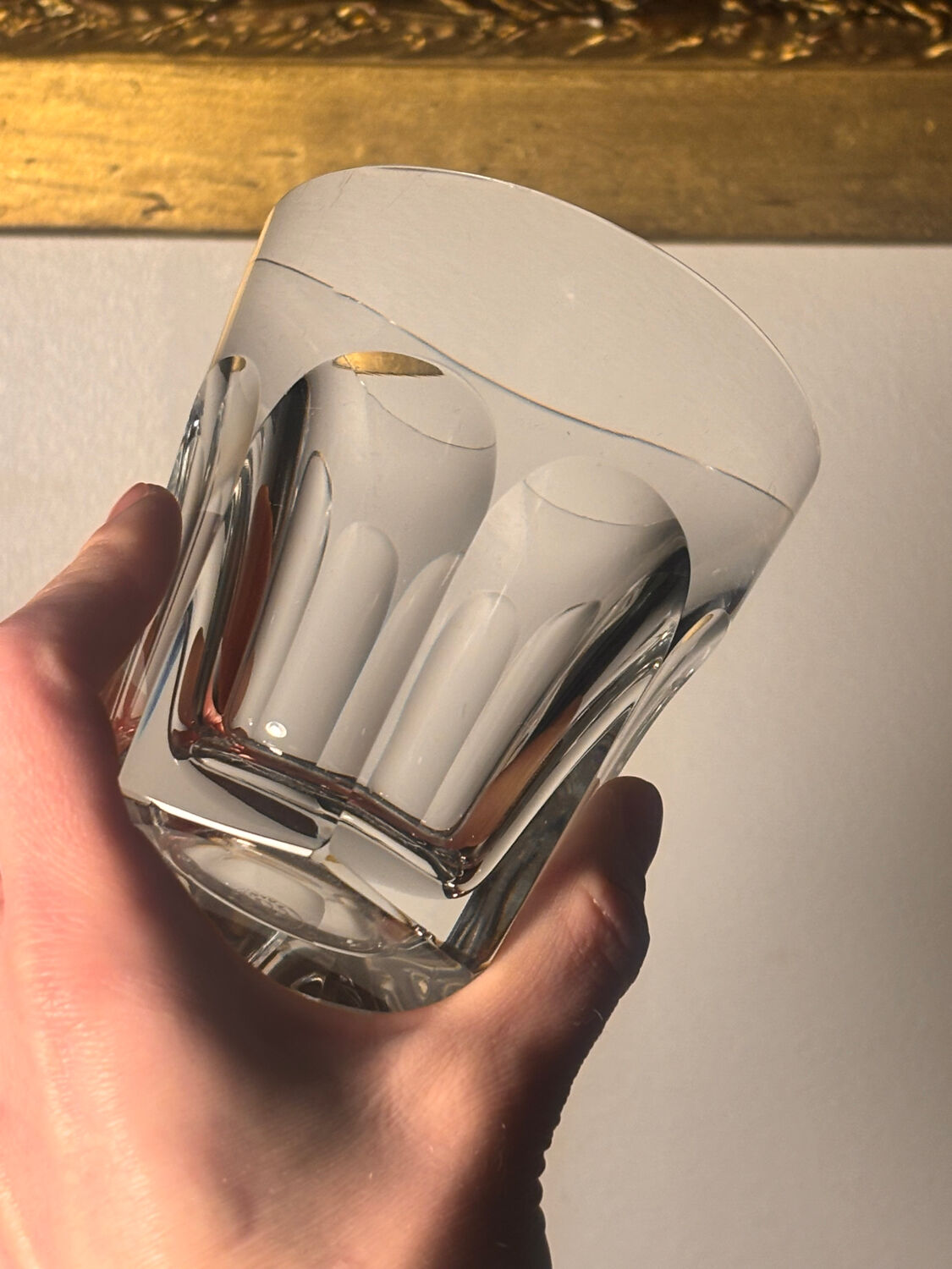 Goblet Baccarat whiskey Harcourt 1841 signed