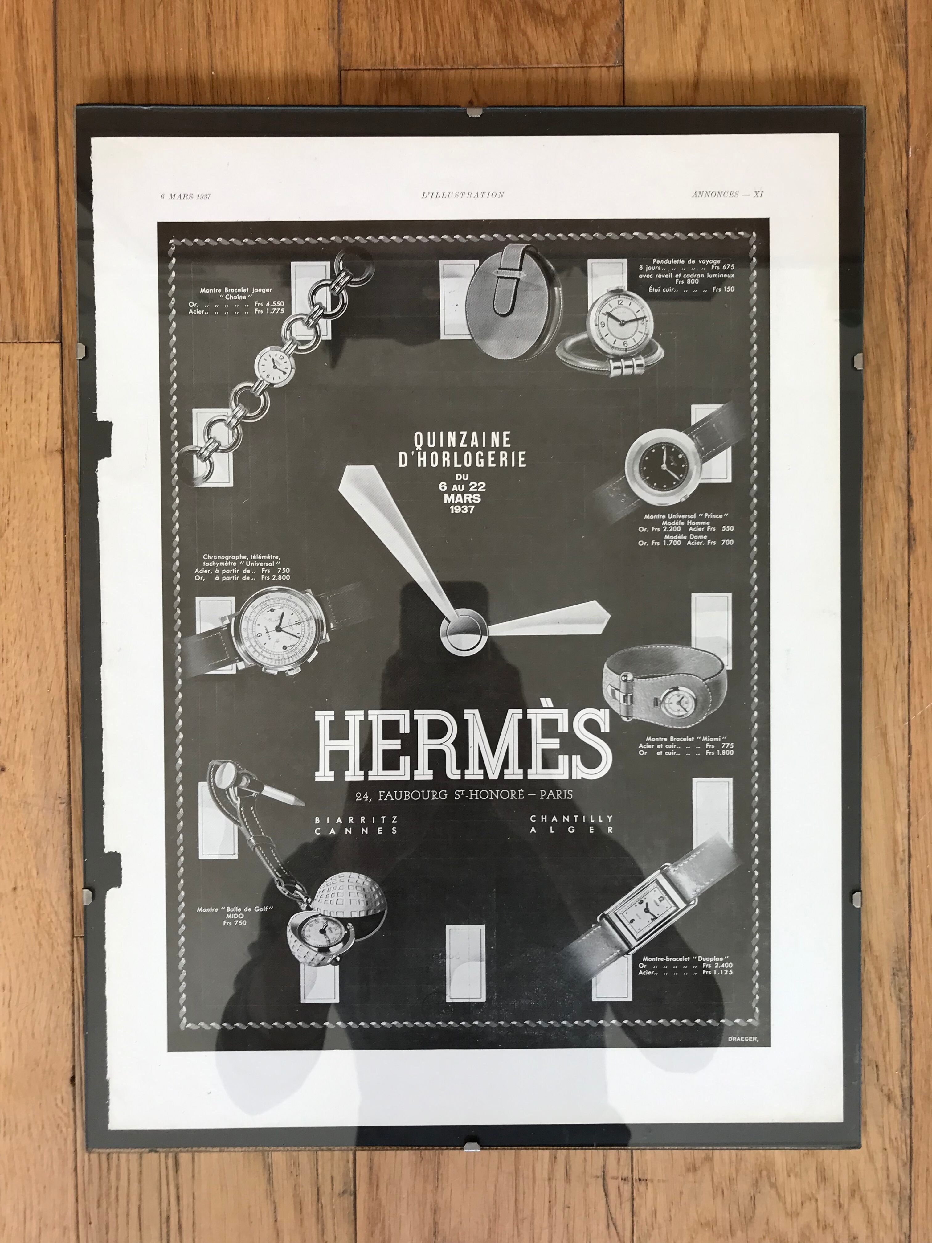 Advertising poster Hermès 1937