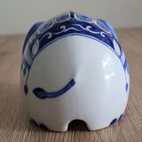Elephant piggy bank to break in Thai ceramic