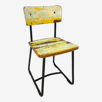 Wooden workshop chair