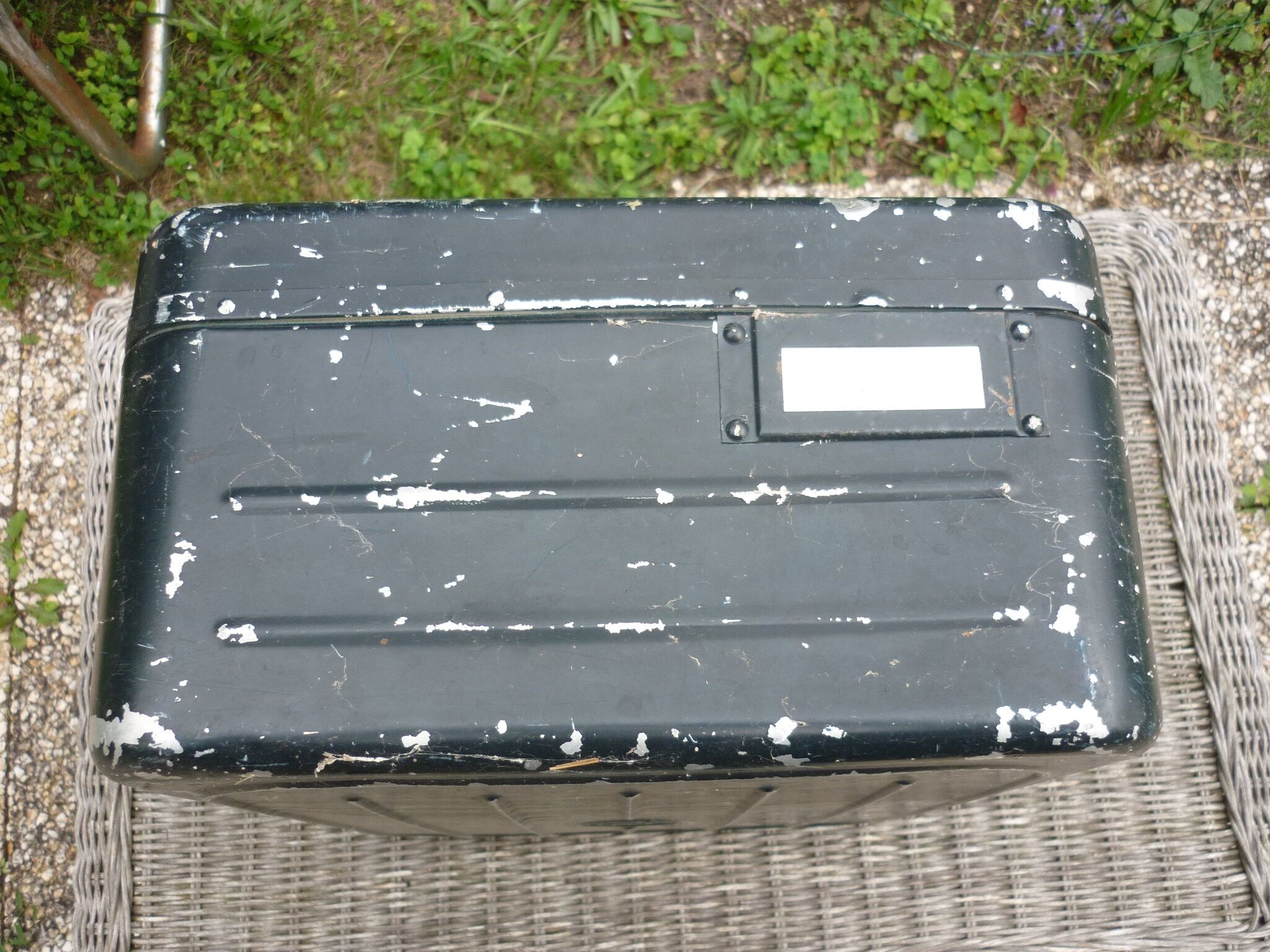 Iron trunk case marine anchor