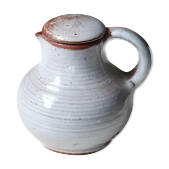 Sandstone milk pitcher by Jeanne and Norbert Pierlot, 60s