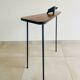 Paire de consoles hautes vintage
