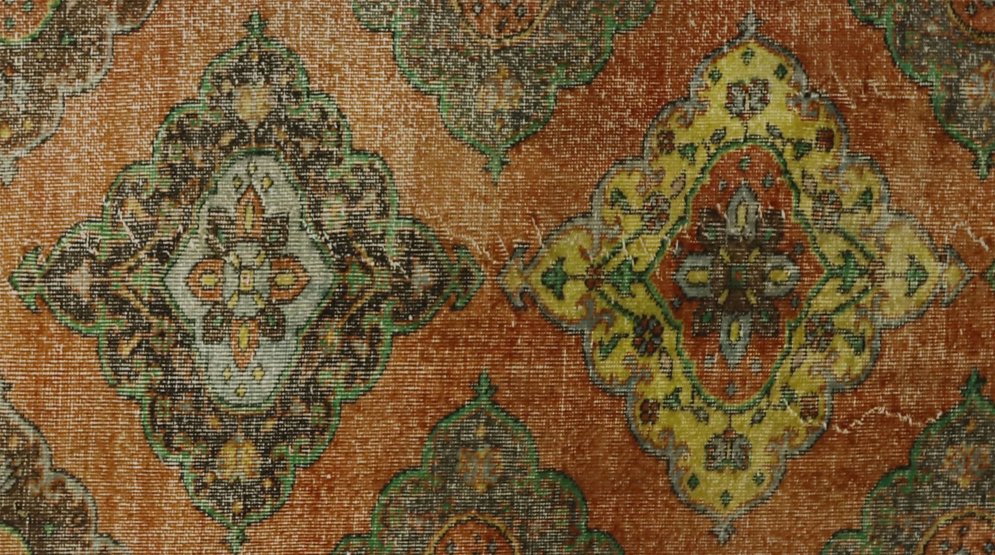 Tapis Anatolien Vintage Fait Main – Années 1950, 270x102 cm