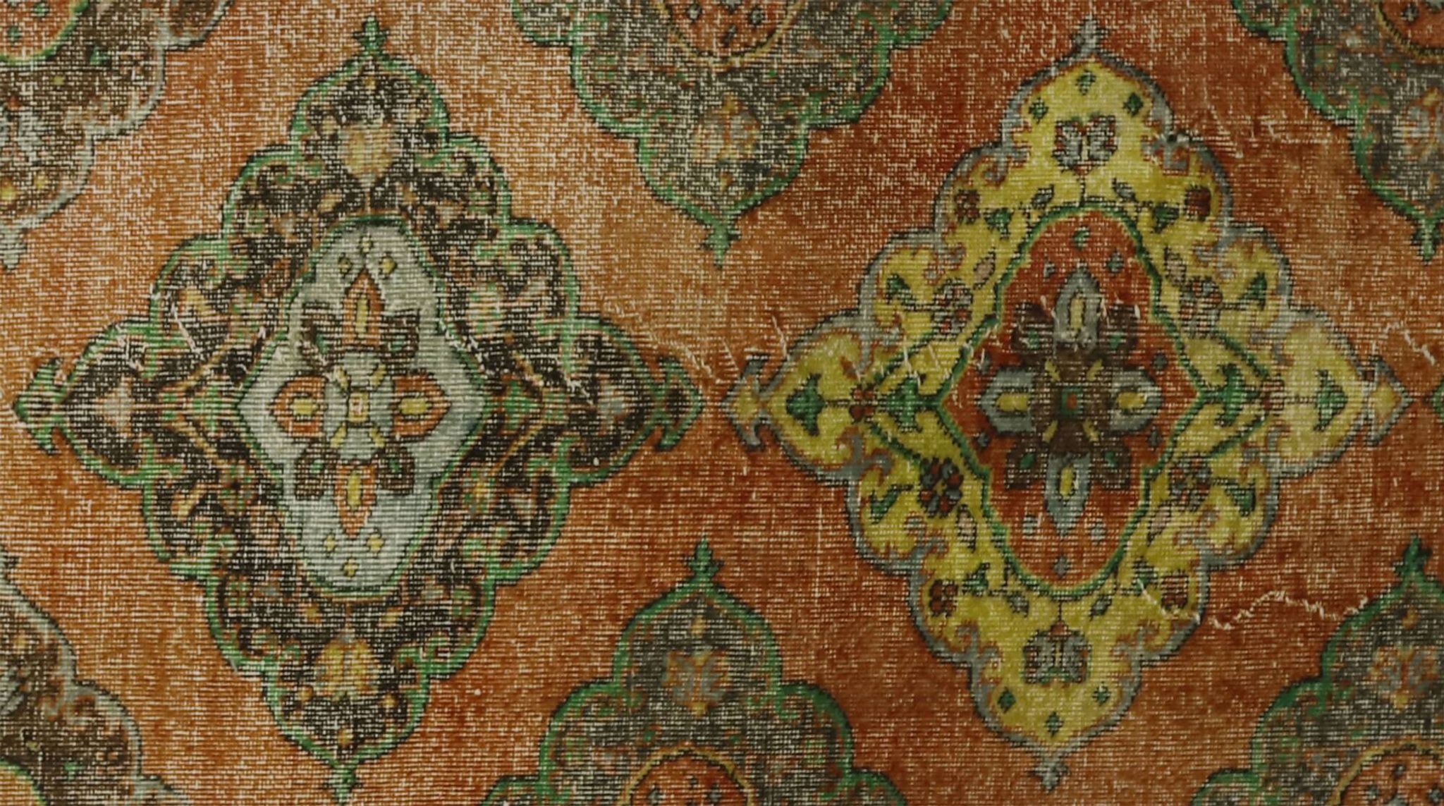 Tapis Anatolien Vintage Fait Main – Années 1950, 270x102 cm