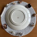 Antique serving dish in Lunéville earthenware.
