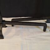 pair of cast iron chenet