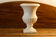 Ancient Medici vase in white porcelain