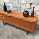 Small Scandinavian sideboard 1950-60 vintage design teak