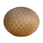 Suspension boule en fil de nylon tressé et Rhodoïd