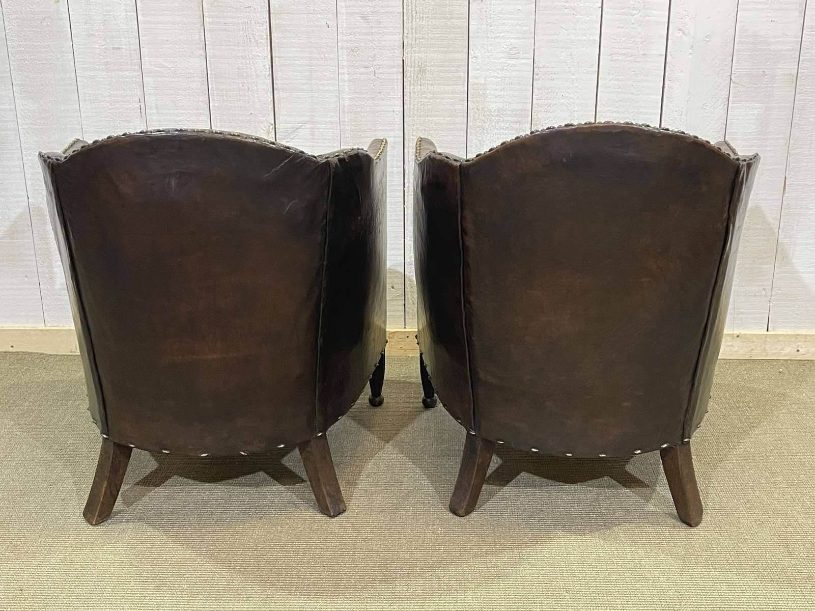 Art Deco period club lounge in leather and fabric seating