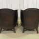 Art Deco period club lounge in leather and fabric seating