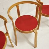 Set table and 4 chairs "8000 series" , Magnus Olesen, 1980