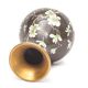 Chinese enameled brass vase