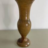 Vase en bois tourné