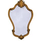 Louis XV style gilded mirror