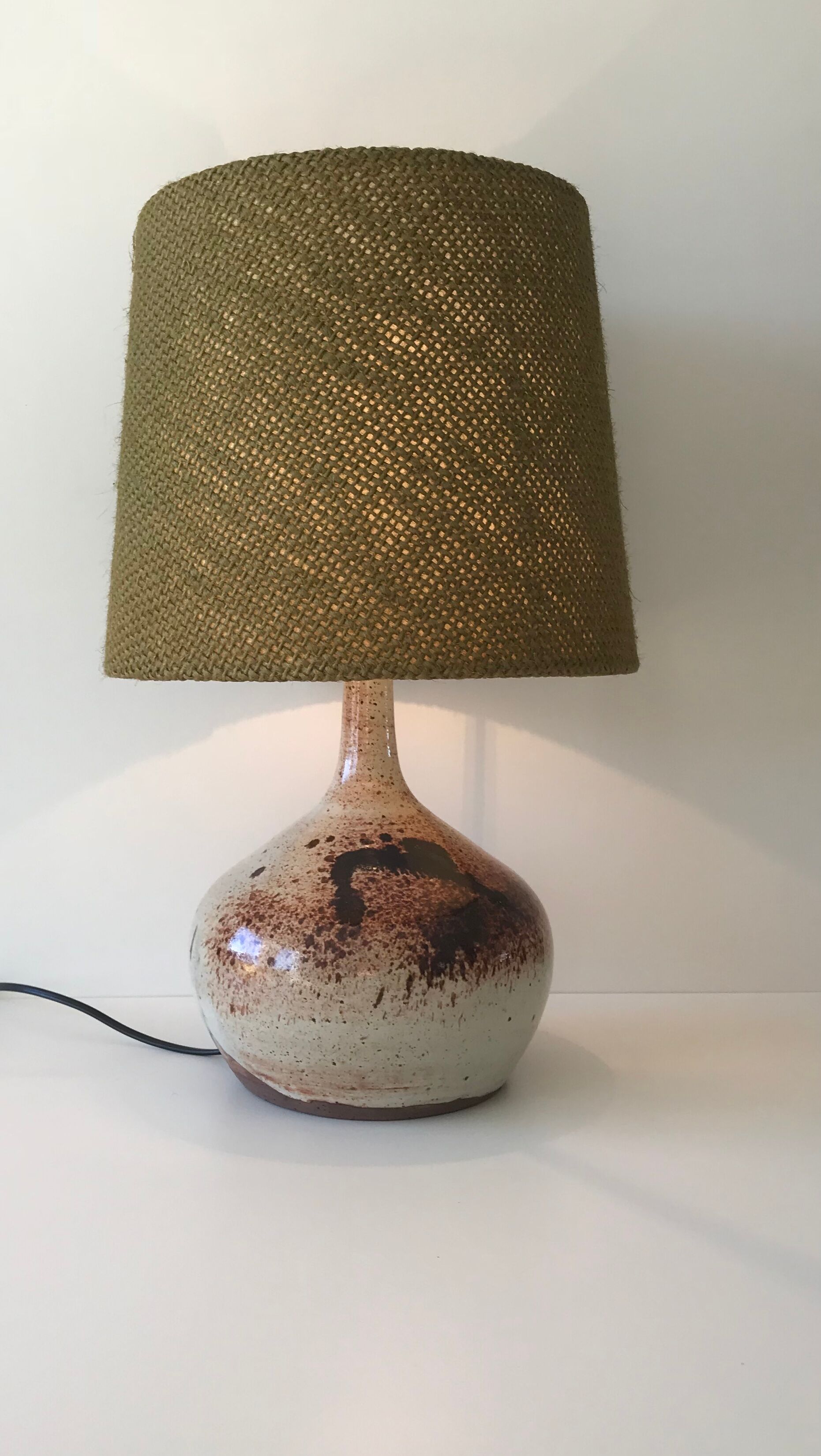 Lampe en grès