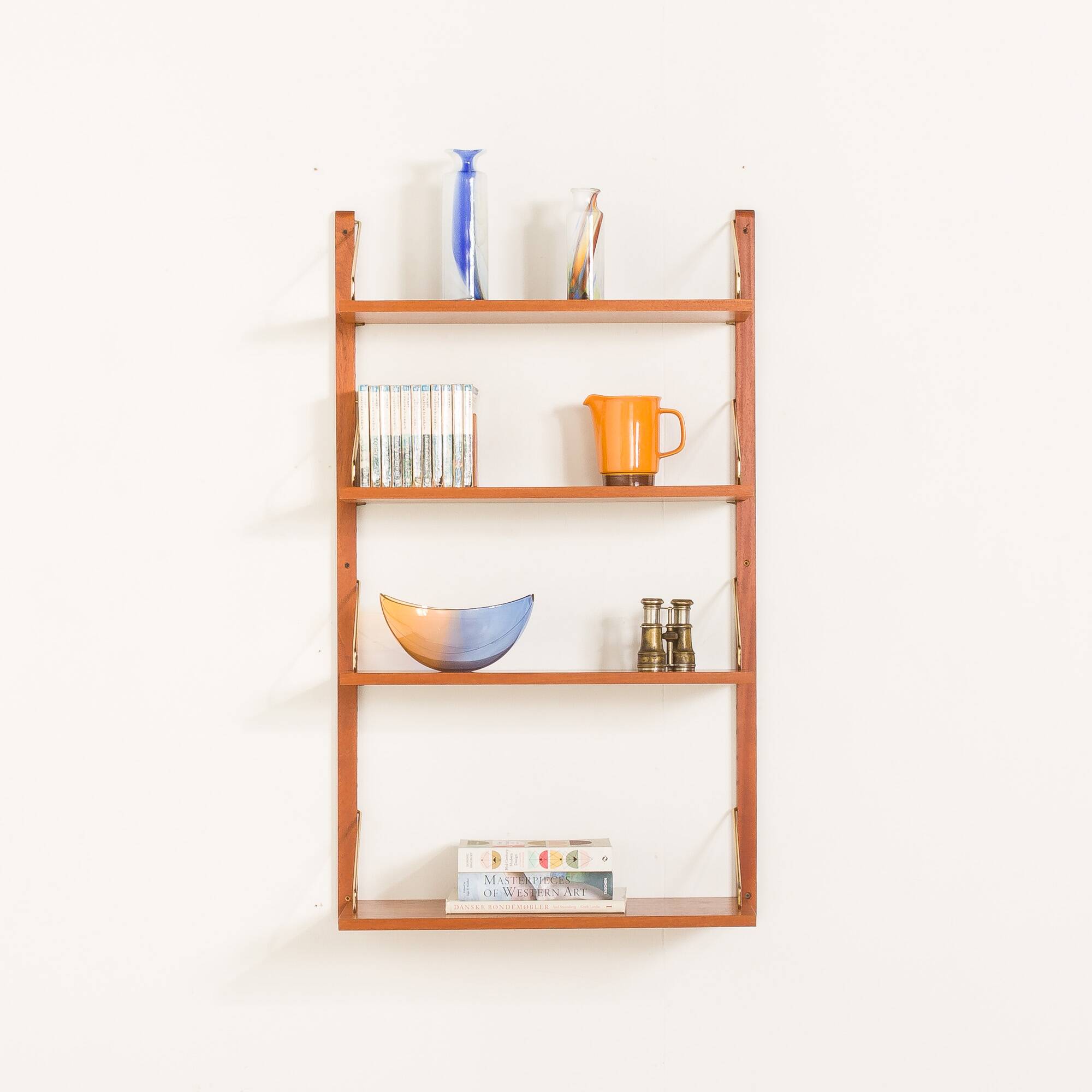 Poul Cadovius shelving unit in teak for Cado, Denmark, 1960s