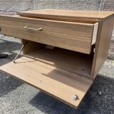 Chevet table de nuit design 1970