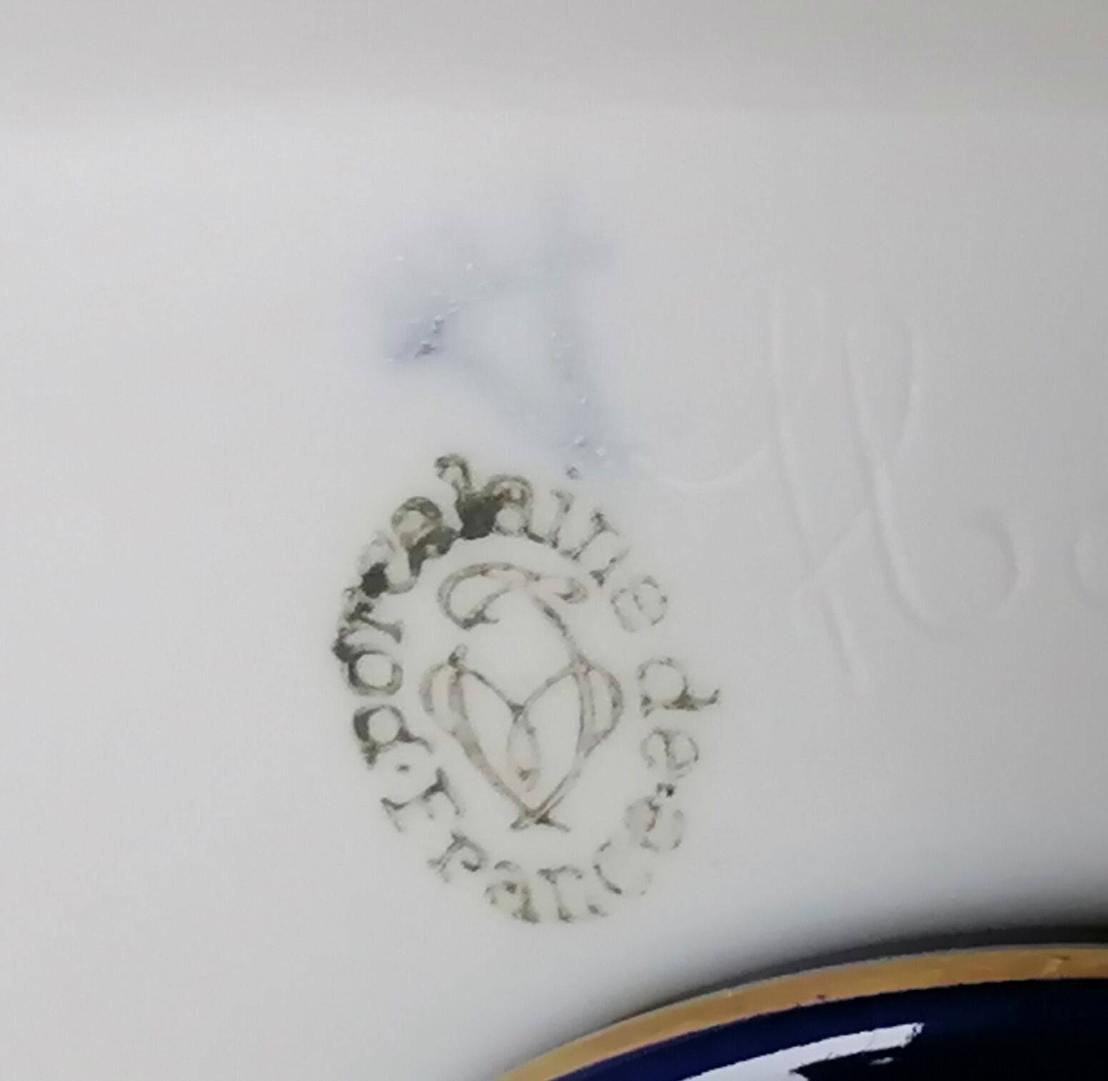 Bust biscuit child Houdon porcelain