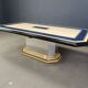 Vintage lacquered dining table, 1970s
