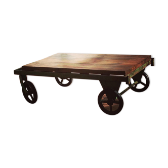 Industrial coffee table